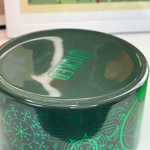 Wicked Glass Decor Elphaba Green Decorative Container - Picture 7 of 8